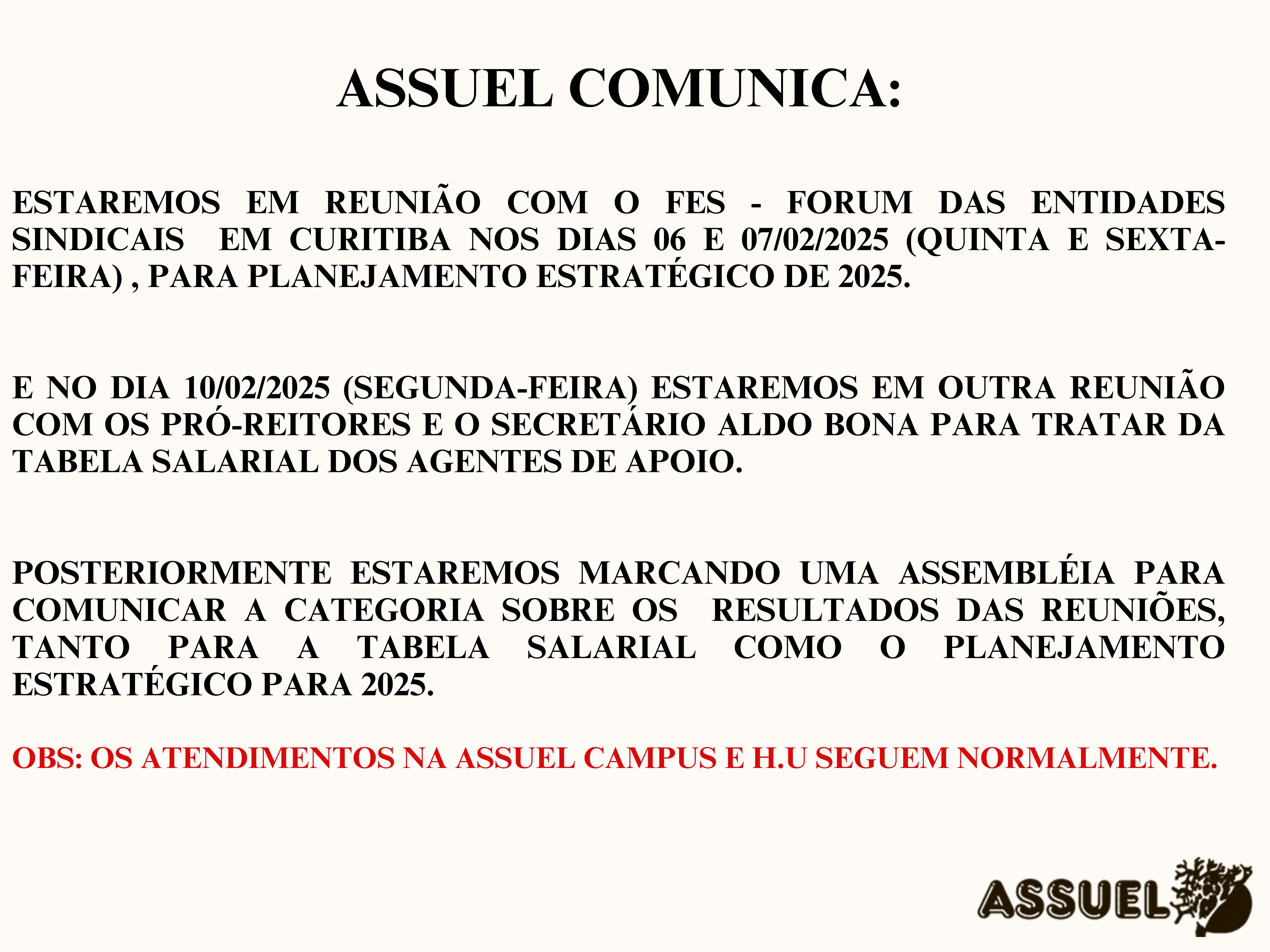 COMUNICADO